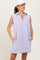 Lavender Sleeveless Polo Mini Dress