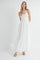 White Crochet Bodice Maxi Dress