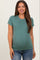 Light Olive Classic Crewneck Maternity T-Shirt