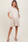Cream Textured Maternity Polo Dress
