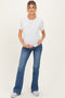 Blue Vintage Wash Bootcut Maternity Jeans