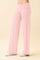 Light Pink Wide Leg Fold Over Lounge Pants