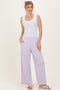 Petal Lilac Ankle Wide Leg Pants