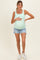 Light Denim Maternity Boyfriend Shorts