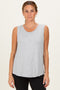 Heather Gray Double Layer Nursing Tank Top