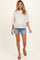 Blue Medium Wash Maternity Denim Shorts