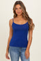 Royal Blue Basic Adjustable Strap Cami