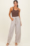 Coconut Washed Striped Pants