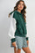 Hunter Green Colorblock Pullover Hoodie