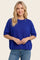 Royal Basic Short Sleeve Sweater Top