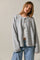 Heather Grey Long Sleeve Crew Neck Cardigan