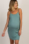PinkBlush Mint Basic Maternity Sleep Dress