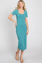 Jade Fitted Midi Dress