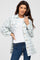 Beige Plaid Lightweight Button Up Top