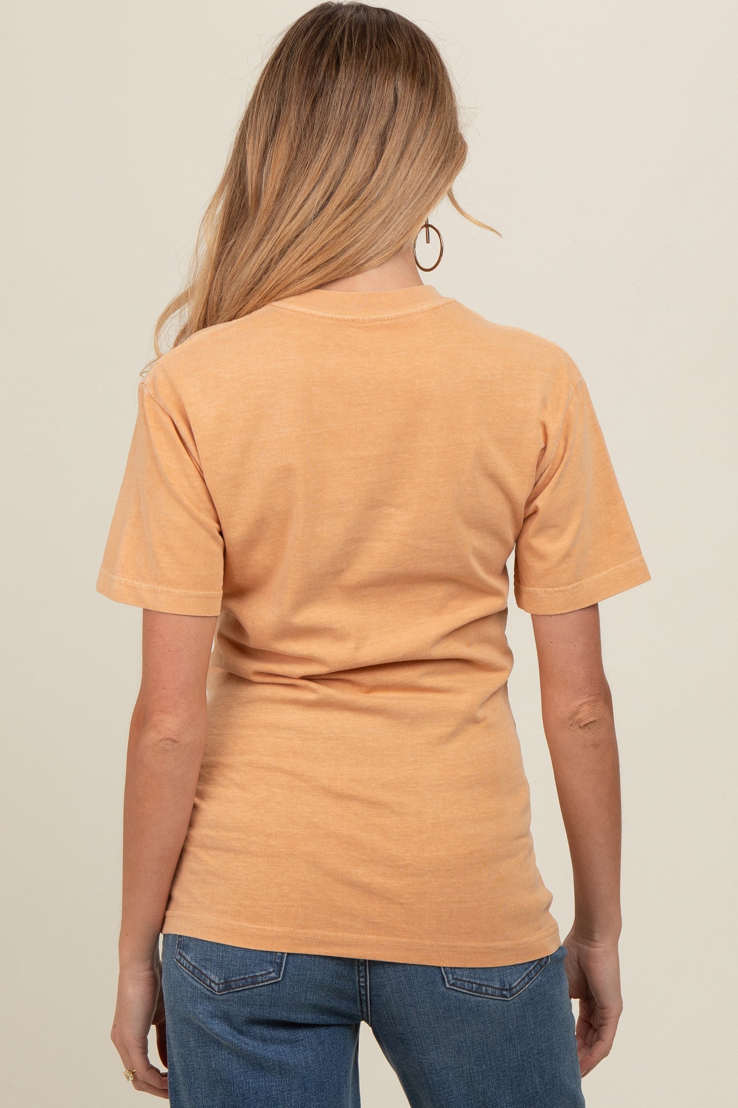 Camel Basic Maternity T-Shirt