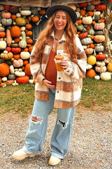 Light Blue Open Knee Relaxed Wide Leg Maternity Jeans