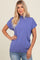 Periwinkle Mock Neck Knit Top