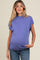 Periwinkle Mock Neck Knit Maternity Top