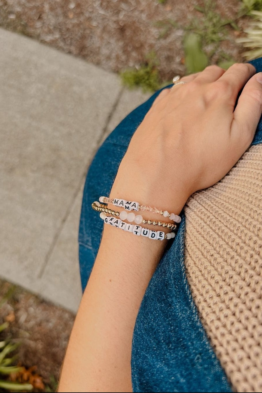 Mocha Chunky Knit Side Tie Maternity Sweater Top