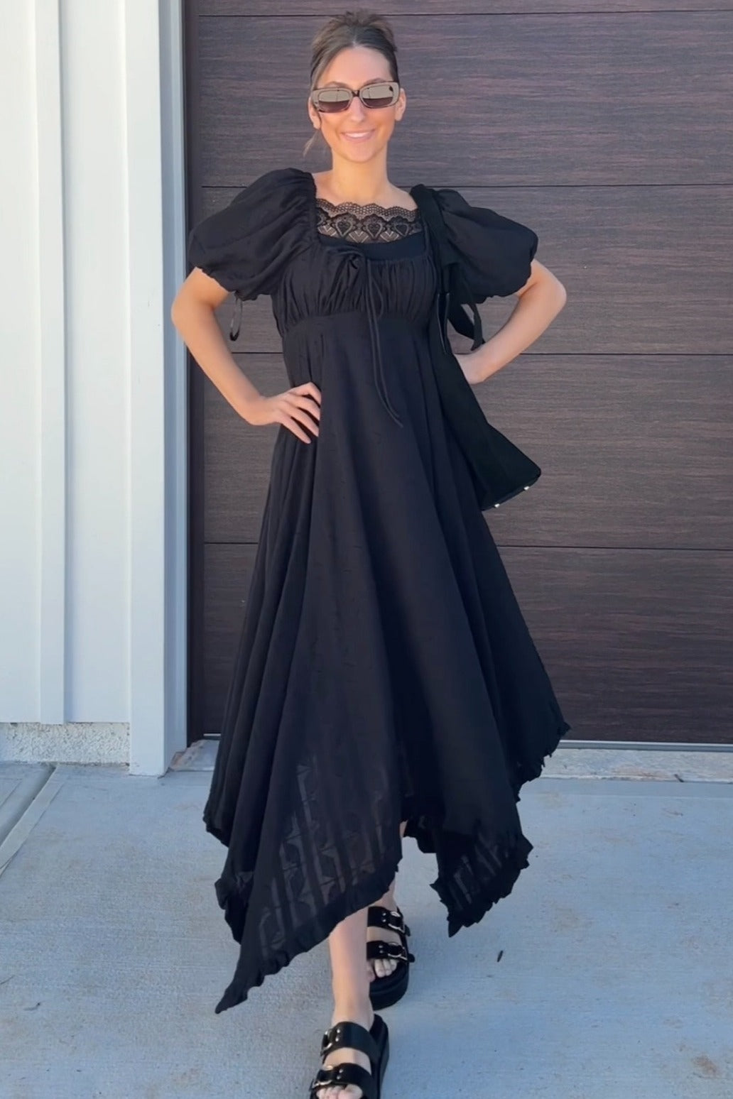 Black Flowy Dress