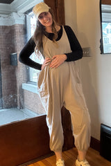 Charcoal Ribbed Knit Long Sleeve Lettuce Hem Maternity Top