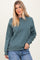 Light Olive Fleece Sweatshirt