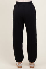 Black Drawstring Relaxed Fit Sweatpants