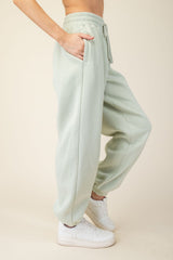 Mint Drawstring Relaxed Fit Sweatpants