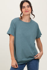 Light Olive Basic Tee
