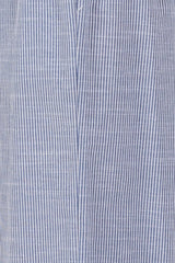 Blue Striped Drawstring Wide Leg Pants