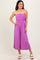 Lavender Double Layered Strapless Tube Top Jumpsuit