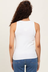 Ivory Knit Tank Top