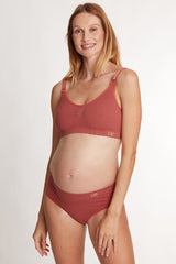 Rust Cache Couer Maternity Zoe Low Waist Slip