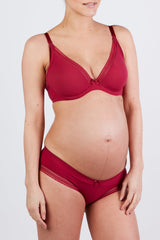 Burgundy Cache Couer Maternity Low Waist Slip