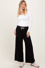 Black Drawstring Lounge Pants