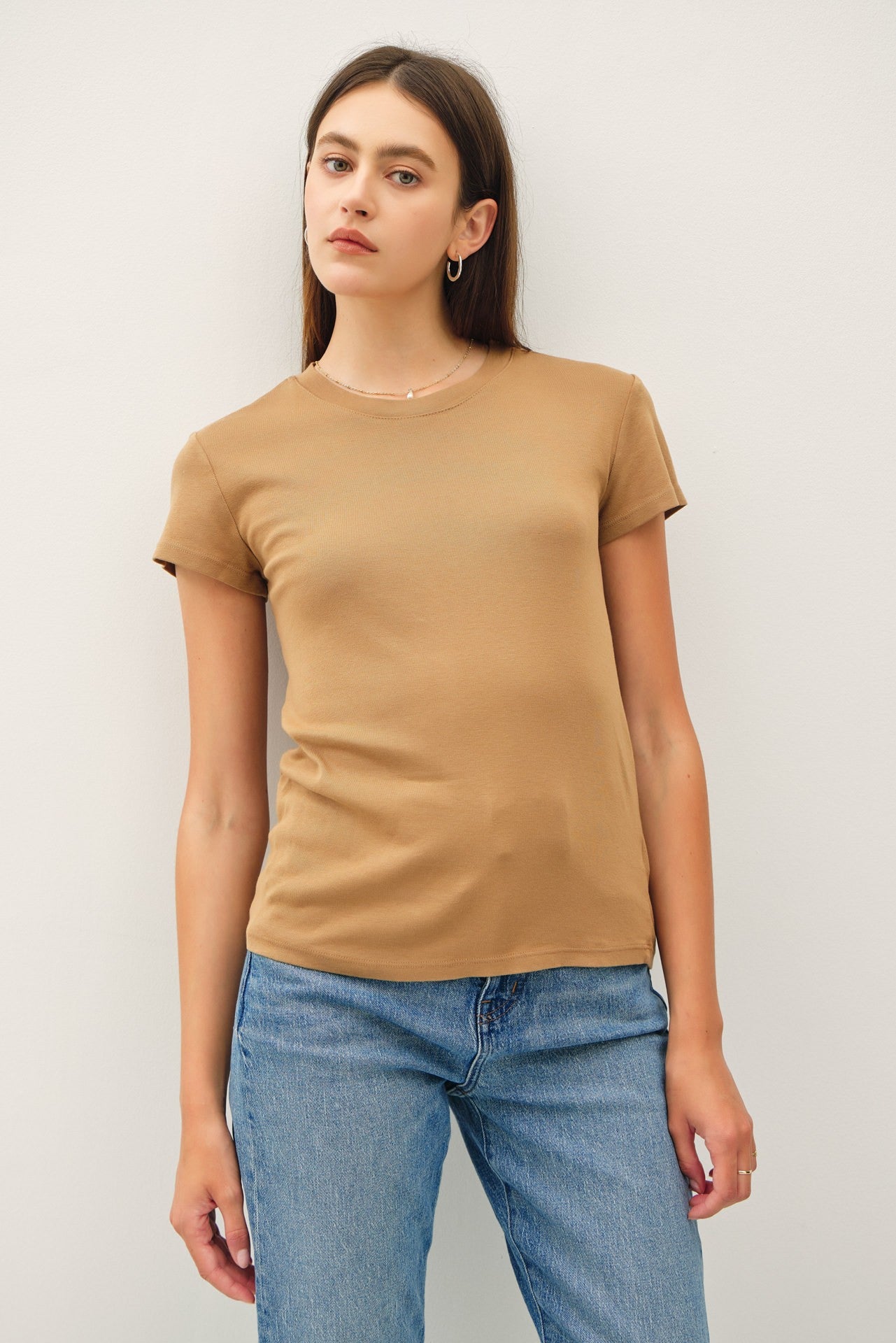 Camel Classic Crewneck T-Shirt