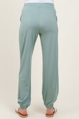 Jade Drawstring Maternity Jogger Pants