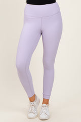 Lavender Ribbed Leggings