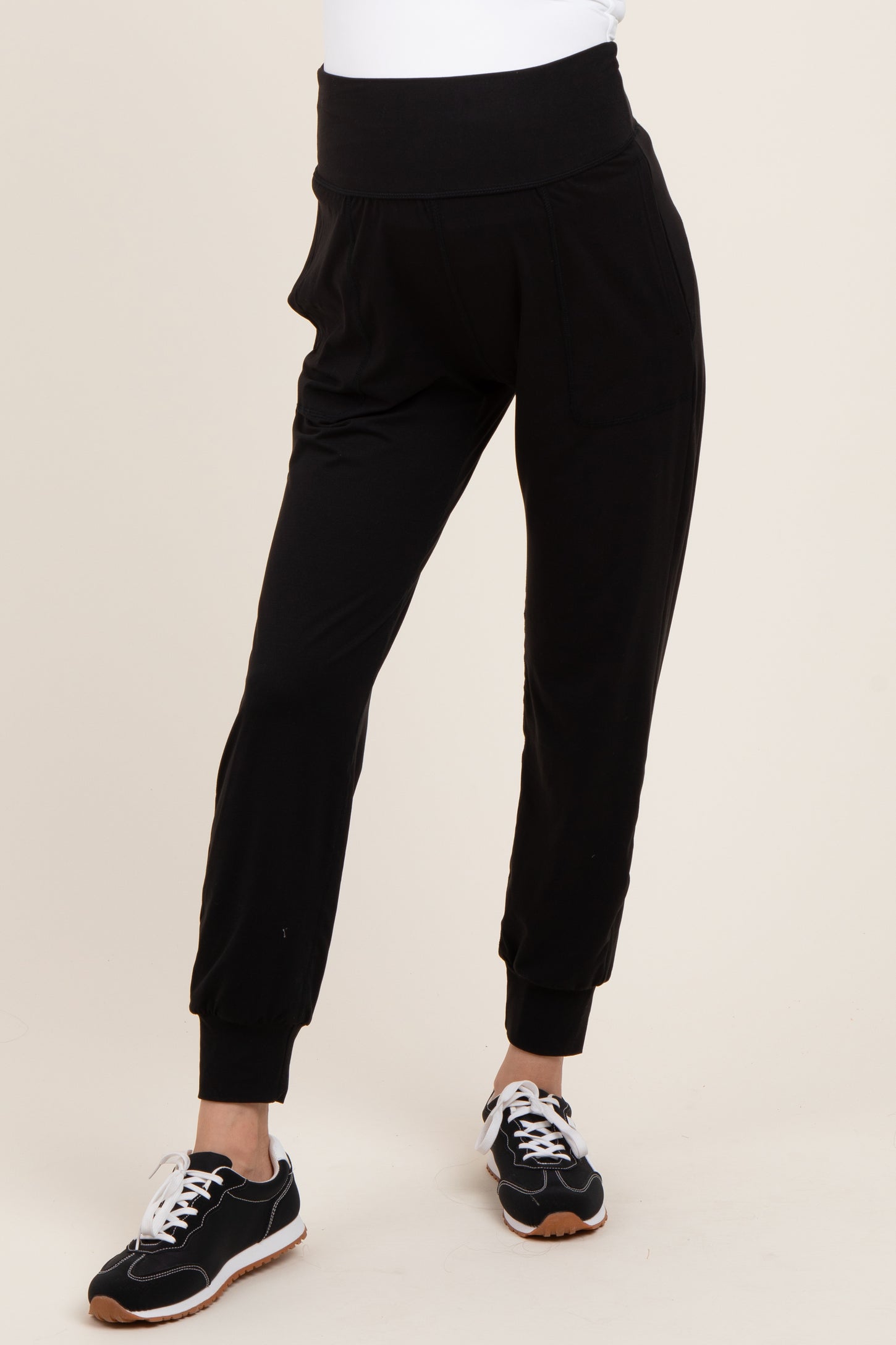 Black Maternity Joggers
