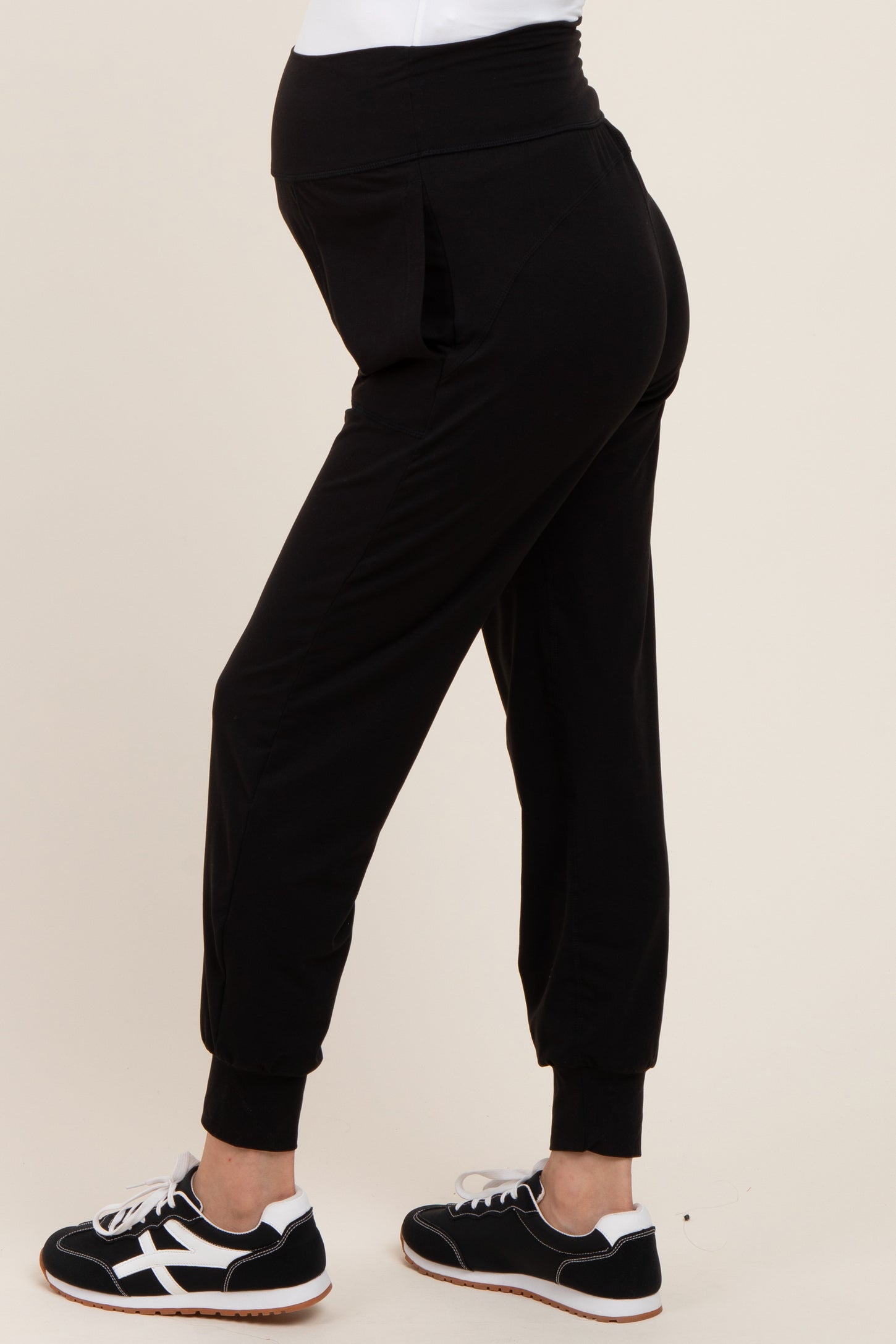 Black Maternity Joggers