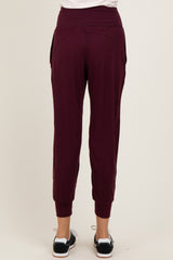 Burgundy Joggers