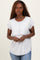 Heather Gray Double Layer Short Sleeve Nursing Top