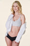 Heather Grey Bravado Designs Cotton Pullover Maternity & Nursing Bra