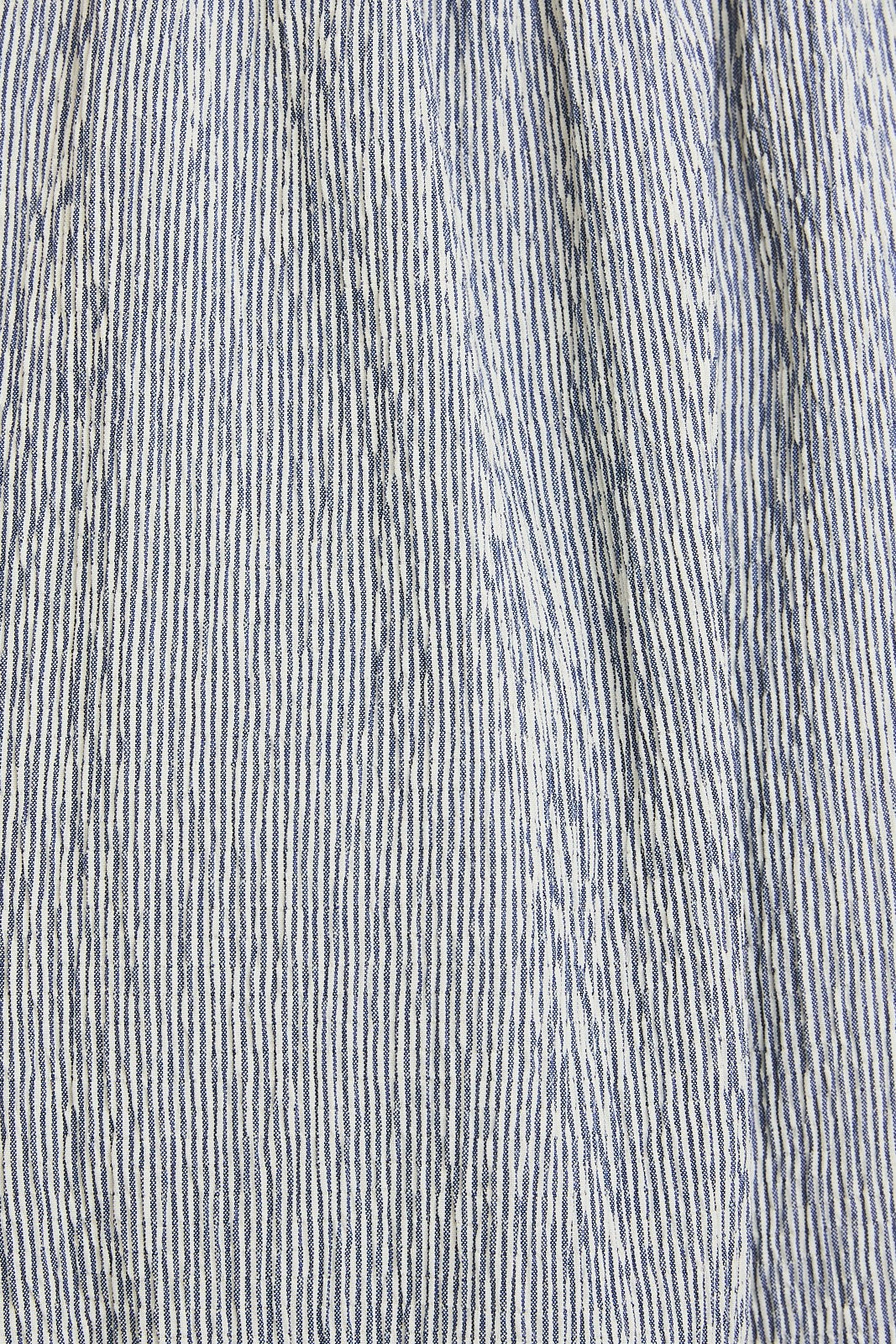 Navy Stripe Back Button Up Cutout Mini Dress