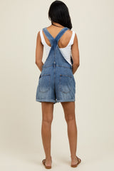 Light Blue Wash Denim Shortalls