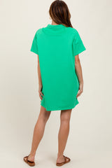 Green Mini Polo Dress