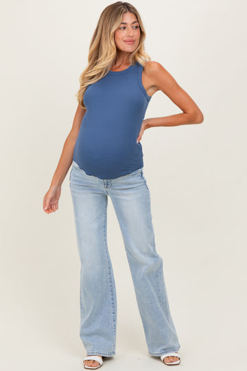 Medium High Rise Wide Leg 90'S Maternity Jeans