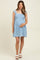 Light Blue Floral Chambray Maternity Mini Dress