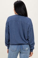 Navy Long Sleeve Sweatshirt