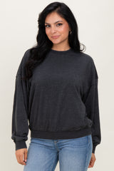 Black Long Sleeve Sweatshirt